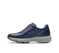 Clarks Damen Tivoli Zip Sneaker, Navy Combi, 38 EU
