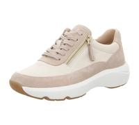Clarks Damen Tivoli Zip Sneaker, Sand Combi, 43 EU