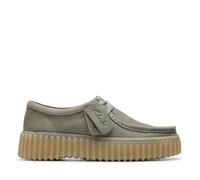 Clarks Originals Sneaker Torhill Bee Damen Light Green Nub Grün Größe 41 EU / 7 UK