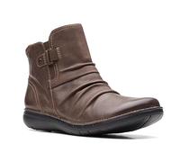 Clarks Damen Un Loop Top Chelsea Boot, Dark Brown, 38 EU