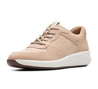Clarks Leder-Sneakers "Comb Un Rio" in Beige - 51% | Größe 39,5 | Damen Sneakers