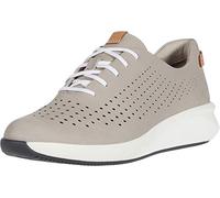 Clarks Damen Un Rio Tie Sneaker, Stone Nubuck, 40 EU