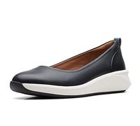 Clarks Damen Un Rio Vibe Hausschuh, Black Leather, 38 EU