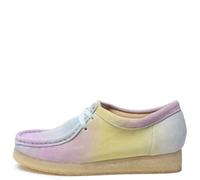 Clarks Damen Wallabee Oxford, Blau, weiß, 8