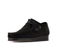 Clarks Damen Wallabee Oxford, Schwarzes Wildleder, 38.5 EU