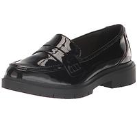 Clarks Damen Westlynn Ayla Slipper, Schwarzes Lack-Synthetik-Material, 40 EU