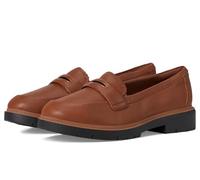 Clarks Damen Westlynn Glow Collegeschuh (Loafer), Hellbraunes Leder, 39 EU Weit