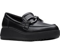 Clarks Zylah Damen-Oberteil, Schwarz Leder, 41.5 EU