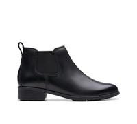 Clarks Damenschuhe Ankle Boots BLACK LEATHER BLACK LEATHER - Gr. - 5.5 UK