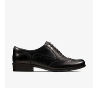 Clarks Originals Schnürschuh Hamble Oak Klassischer Halbschuh Damen Schwarz
