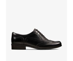 Clarks Damenschuhe Elegante Schnürer BLACK LEATHER BLACK LEATHER - Gr. - 6 UK