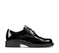 Clarks Damenschuhe Elegante Schnürer BLACK PAT BLACK PAT - Gr. - 7 UK