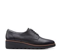 Clarks Damenschuhe Elegante Schnürer BLACK SOFT BLACK SOFT - Gr. - 8 UK