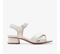 Clarks Damenschuhe Klassisch OFF WHITE LEA OFF WHITE LEA - Gr. - 5.5 UK