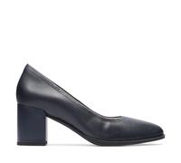 Clarks Damenschuhe Klassische Pumps NAVY LEATHER NAVY LEATHER - Gr. - 41 EU | 7 UK