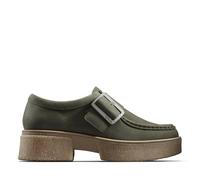 Clarks Damenschuhe Mokassins DARK GREEN NUB DARK GREEN NUB - Gr. - 8 UK