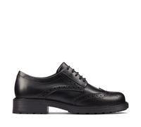 Clarks Damenschuhe Schnürschuhe BLACK LEATHER BLACK LEATHER - Gr. - 5.5 UK