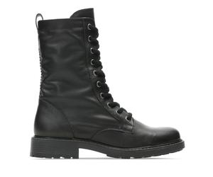 Clarks Damenschuhe Schnürstiefel BLACK LEATHER BLACK LEATHER - Gr. - 4 UK
