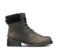 Clarks Damenschuhe Schnürstiefel DARK GREY LEA DARK GREY LEA - Gr. - 41.5 EU | 7.5 UK