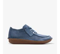 Clarks Damenschuhe Slipper / Trotteur BLUE NUBUCK BLUE NUBUCK - Gr. - 42 EU | 8 UK