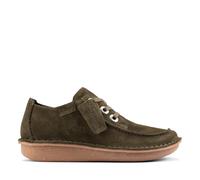 Clarks Damenschuhe Slipper / Trotteur DARK GREEN SUEDE DARK GREEN SUEDE - Gr. - 3.5 UK