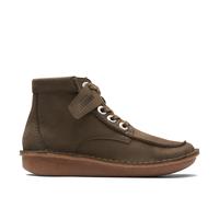 Clarks Damenschuhe Sportliche Schnürer DARK OLIVE NUB DARK OLIVE NUB - Gr. - 7 UK