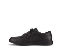 CLARKS Daze Step 2 K Childrens Black Leather, 13