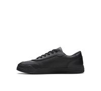 Clarks Daze Step 2 Y Childrens Black Leather, 3