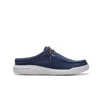 Clarks Herren Driftlite Surf Flacher Slipper, Navy Canvas, 43 EU