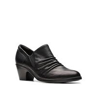 Clarks Originals Damenschuhe Emily 2 Cove – Kolorit Black Leather – Größe 35.5 EU