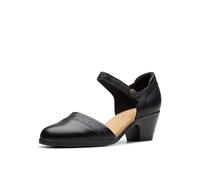 Clarks Emily 2 Ketra Damen-Pump, Schwarz Leder, 12