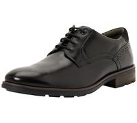 Clarks Emmet Zip Mens Black Distressed, 7