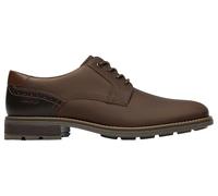 Clarks Emmet Zip Mens Black Distressed, 9.5