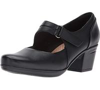 Clarks, Emslie Lulin Dress Pump, Damenschuhe, Schwarz Leder, 12 Narrow