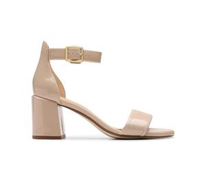 Clarks Ezoria Sling Womens Cream Multi, 3.5