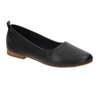 Clarks Damen Fawna Soft Ballerinas, Black Leather, 37.5 EU
