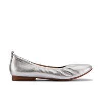 Clarks Damen Fawna Soft Ballerinas, Silver Metallic, 39 EU