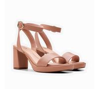 Clarks Femme AmbyrLyn Bay Pompe, Warm Beige Lea, 42 EU