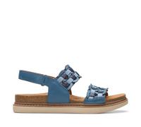 Clarks Damen Arwell Glide Sandale, Blue Combi, 41 EU