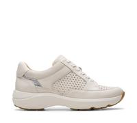 Clarks Femme Tivoli Walk Basket, Off White Combi, 41.5 EU