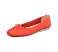 Clarks FRECKLE ICE-Ballerina für Damen, orange, Größe 37 ½ EU / 4,5 UK