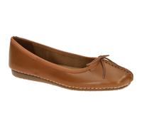 Clarks Damen Freckle Ice Ballerinas, Braun, 42 EU