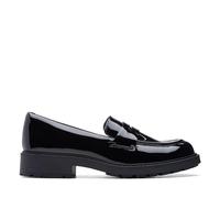 Clarks Freva55 Zip Womens Black Leather, 4.5