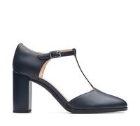 Clarks Damen Freva85 Bar Pump, Navy, 42 EU