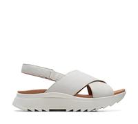 Clarks Damen DashLite Wish Sandal, Off White Combi, 41 EU