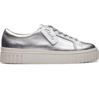 Clarks Funny Bar Womens Black Oily Lea, 7