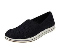 Clarks Funny Cedar Womens Black Leather, 6.5