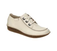 Clarks Funny Dream Schuhe creme weiß Glattleder für Damen, weiß, Größe 36 EU / 3 UK