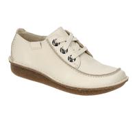 Clarks Funny Dream Schuhe creme weiß Glattleder - Größe 39,5