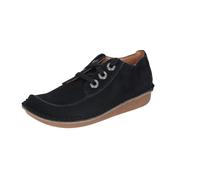 Clarks Funny Dream Schuhe schwarz Velour 26165988 für Damen, schwarz, Größe 37 ½ EU / 4,5 UK
